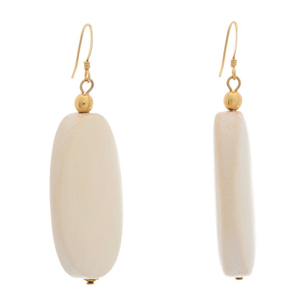 New Kenneth Jay Lane Plated Dangle Earrings